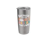 Because I'm The Pediatric Dietitian That's Why Stainless Steel Insulated Tumbler