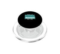 Because I'm The Regional Manager That's Why Funny Management PopSockets PopGrip for MagSafe