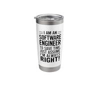Because I'm The Software Engineer That's Why Stainless Steel Insulated Tumbler
