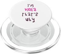 Because I'm Viola that's why! Funny first name present for PopSockets PopGrip for MagSafe