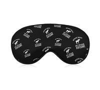 Because Moose are Freaking Awesome Sleeping Blindfold Mask Cute Eye Shade Cover with Adjustable Strap for Women Men Night