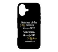Because of the Lord’s Mercies - Great is His Faithfulness Case for iPhone 17