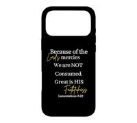 Because of the Lord’s Mercies - Great is His Faithfulness Case for iPhone 17 Pro Max