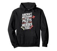 Because Pilots Need The Heroes Too Avionics Tech Enthusiasts Pullover Hoodie