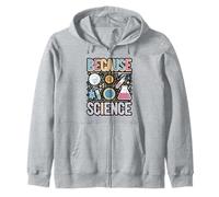 Because Science Minimalist Design Zip Hoodie