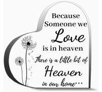 Because Someone We Love Is In Heaven There Is A Little Bit Of Heaven In Our Home Inspirational Gifts For Friends, Gifts For Family Coworker Home Decorative Signs