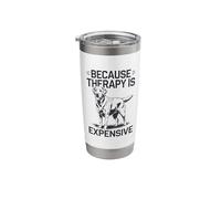 Because Therapy is Expensive Labrador Meme Design Stainless Steel Insulated Tumbler