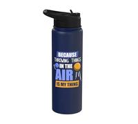 Because Throwing Things in the Air is My Thing - Shot Put Stainless Steel Insulated Water Bottle