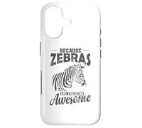 Because Zebras are Freaking awesome Africa Case for iPhone 17