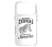 Because Zebras are Freaking awesome Africa Case for iPhone 17 Pro