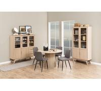 Becca Dining Chair in Light Brown Set of 4, none