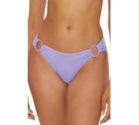 BECCA Women's Marble Canyon Hipster Bikini Bottom, Cheeky Coverage, Swimwear Separates, Bellflower, S