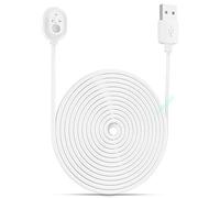 BECEMURU Arlo Ultra/Arlo Pro 3 Charging Cable Magnetic Weatherproof Cable Compatible with Arlo Ultra&Ultra 2/Arlo Pro 3/Pro 4 Surveillance Camera (White) (20ft/6m, 1 Pack)