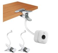 BECEMURU Camera Mount for Blink Mini 2,2K,2K+,Mini Pan-Tilt Camera, Indoor&Outdoor Camera, Screwless Flexible Clamp Holder, No Drill Mounting Bracket (2 Packs)