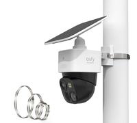 BECEMURU Mount for eufy Security SoloCam S340/SoloCam E30/SoloCam E42, Adjustable Pole Mounting Bracket Wall Mount for eufyCam 4G LTE S330, Camera Holder Accessory for eufy S340