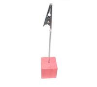 Becho 10 PCS Memo Holder Stand with Retro Wood Base and Alligator Clip Clasp for Clipping Wedding Table Number Party Decoration Card Picture Photo Label Message Bar (Retro Rose)