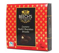 Bech's Assorted Chocolate Creams & Brazils Gift Box Collection - Dark, Milk & Fruit Flavors (Box, Dark Chocolate Brazils 90g)
