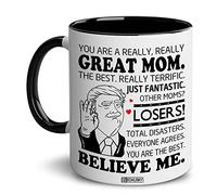 BECHUSKY Mothers Day Gift For Mom - Mom Gifts - Mom Mug - Best Mom Ever - Mothers Day Mug - Great Mom Coffee Mug - Mom Cup - Gifts For Mom Mommy Mama From Daughter Son Husband Christmas Birthday