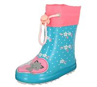 Beck Baby Girl's Kätzchen-4011 Rain Boot, Turquoise, 2 UK Child