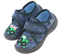 Beck Boys Little Farm Slippers, darkblue, 7 UK Child