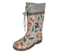 Beck Dinoland-4025 Rain Boot, Gray, 5.5 UK Child