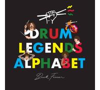 Beck Feiner Drum Legends Alphabet Hardcover Book Beck Feiner Multicolor