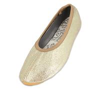 Beck Girl's Basic 071 Gymnastics Shoes, Gold, 8 UK Child