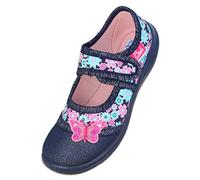 Beck Girl's Beauty Mule, Blue, 2 UK