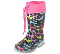 Beck Girl's Blinking Horses rain boat, Multicolor, 10 UK Child