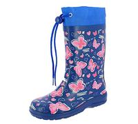 Beck Girls Blue Summer Wellington rain boots