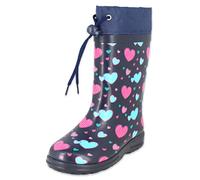 Beck Girl's Herzen Rain Boot, Blue, 13 UK Child