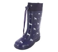 Beck Girls Horses Wellington rain boots