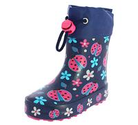 Beck Girls Lucky bug warm Wellington rain boots