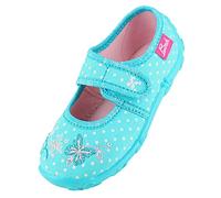 Beck Girl's Magic Low Top Slippers, Turquoise, 11 UK Child