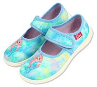 Beck Girls Mermaid Slippers, lightblue, 1.5 UK