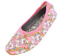 Beck Girl's Rainbow Gymnastics Shoes, Pink, 13 UK Child
