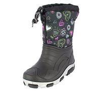 Beck Girl's Snowy Snow Boot, Black, 10 UK Child