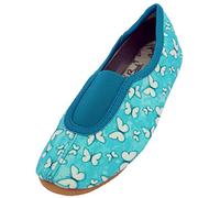 Beck Girl's Trendy Gymnastics Shoes, Turquoise, 5 UK Child