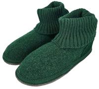 Beck Unisex Hygge Slippers, dark green, 7 UK