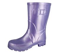Beck Women's Glossy-873 Wellington Boots, metallic purple, 6 UK