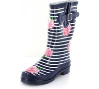 Beck Women's Stripes Wellington Boots