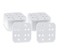 Beckacher 20-Pack Mineral Absorption Pad, Humidifier Replacement Filters Compatible with LEVOIT LV600S, LV600HH, OasisMist450S Humidifier, Works for Fine Particles in Water Tank, White