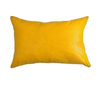 BECKCOVER 2pcs PU Waterproof Pillowcases With Zipper Pillow Protectors, Dust Proof, Grease Proof, Dog Proof, Extends Pillow Life, Utility Patent Pillow covers, Beddings(Super Standard(20"*28"),Yellow)
