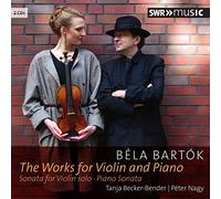 Bartok / Becker-Bend - Bartok: Works for Violin & Piano [New CD]