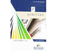 Becker CPA Exam Review Auditing Lecture Disc (2011)