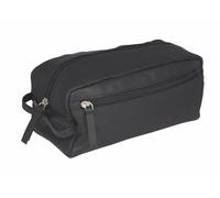 BECKER-MANICURE Erbe Solingen Small Leather Toiletry Bag, Black 9898