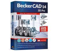 BeckerCAD 14 - 3D PRO CAD software compatible with AutoCAD and Windows 11, 10, 8 and 7 - for 3D printing, home design, architecture, engineering and more