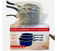 Beckermann (German) 3pc Saucepan Set Non-Stick Pots Induction, Gas, Electric All Super Maxx®