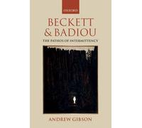 Beckett and Badiou - 9780199207756