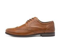 Beckett Billy Mens Lace Up Tan Brogue Shoe - Size 5 UK - Brown